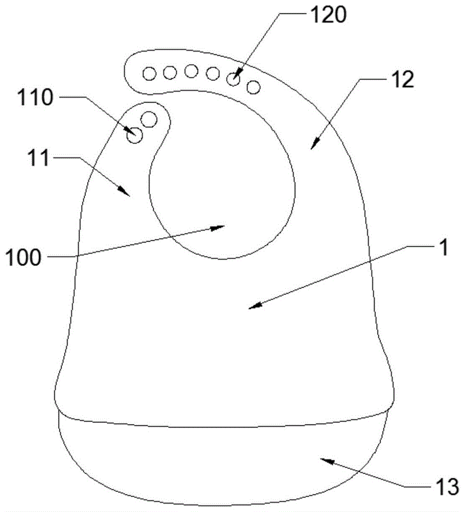 一种围兜的制作方法