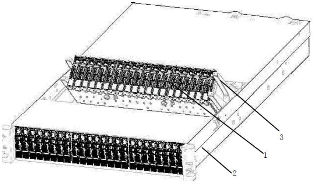 一种基于2U存储服务器的44盘位翻转模块的制作方法