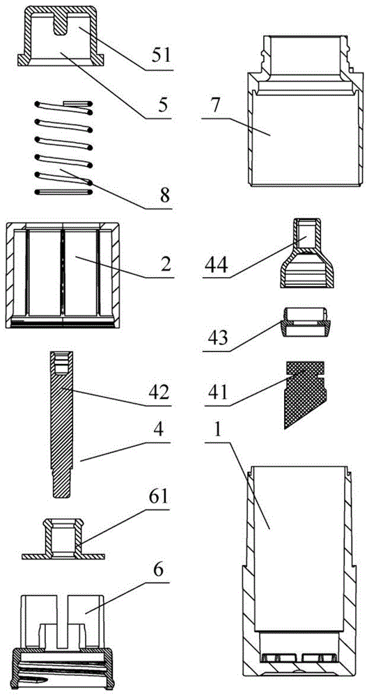 挤压式多功能气垫包装容器的制作方法