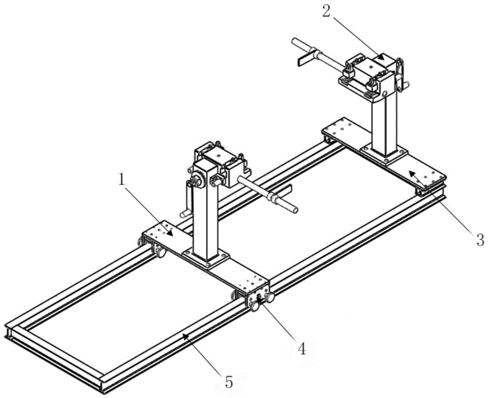 一种起重机主梁筋板焊接生产线的主梁筋板翻转装置的制作方法