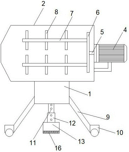 一种医院搭建用混料设备的制作方法