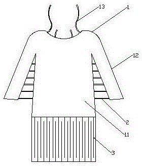 ERCP患者手术服的制作方法