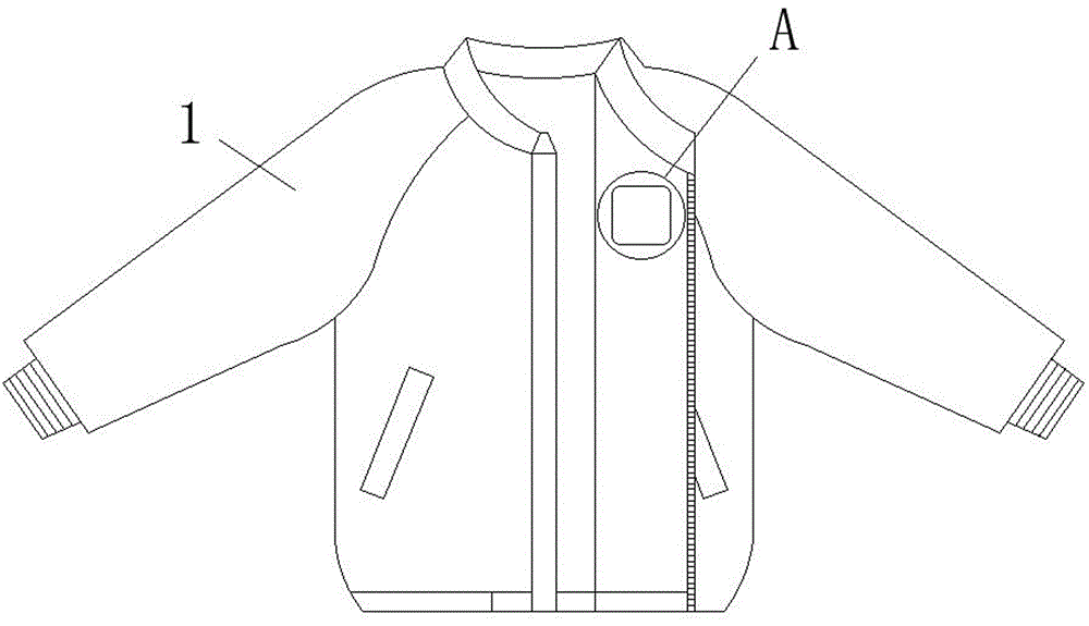 一种能够检测学生心率状态的校服的制作方法