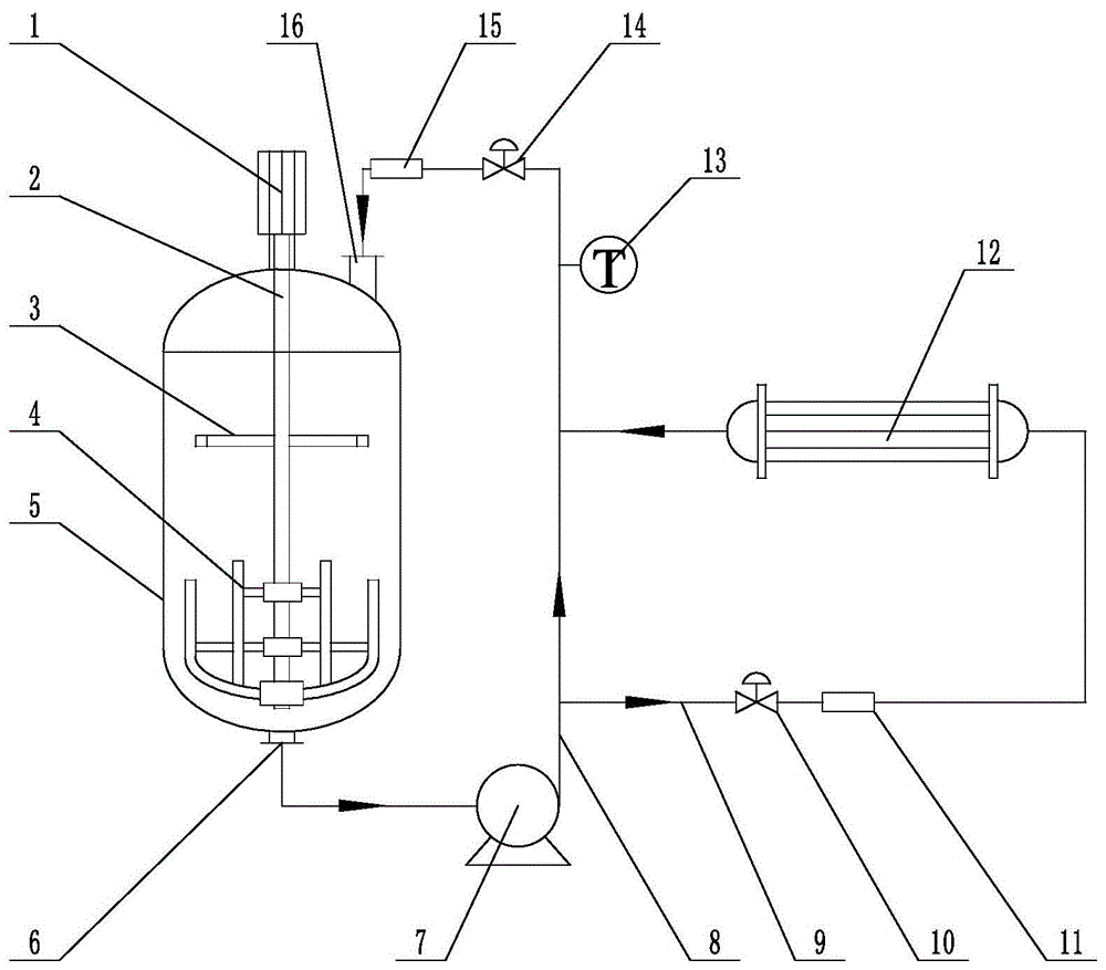 硼酸锌生产用循环反应釜的制作方法