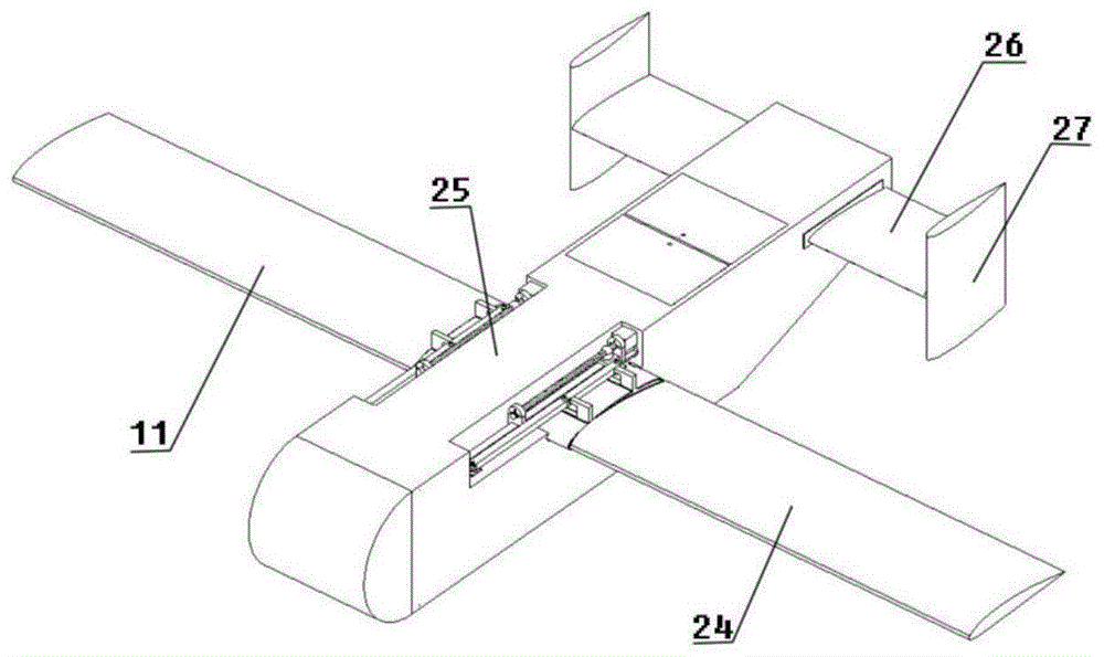一种自主定位可折叠货运滑翔机的制作方法