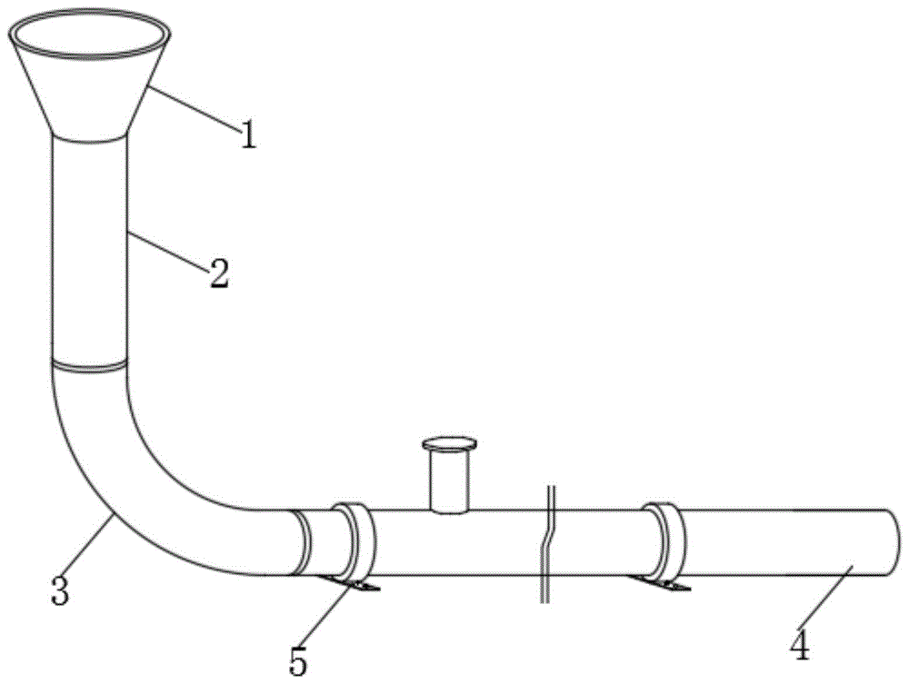 一种带有疏通结构的下水管道的制作方法