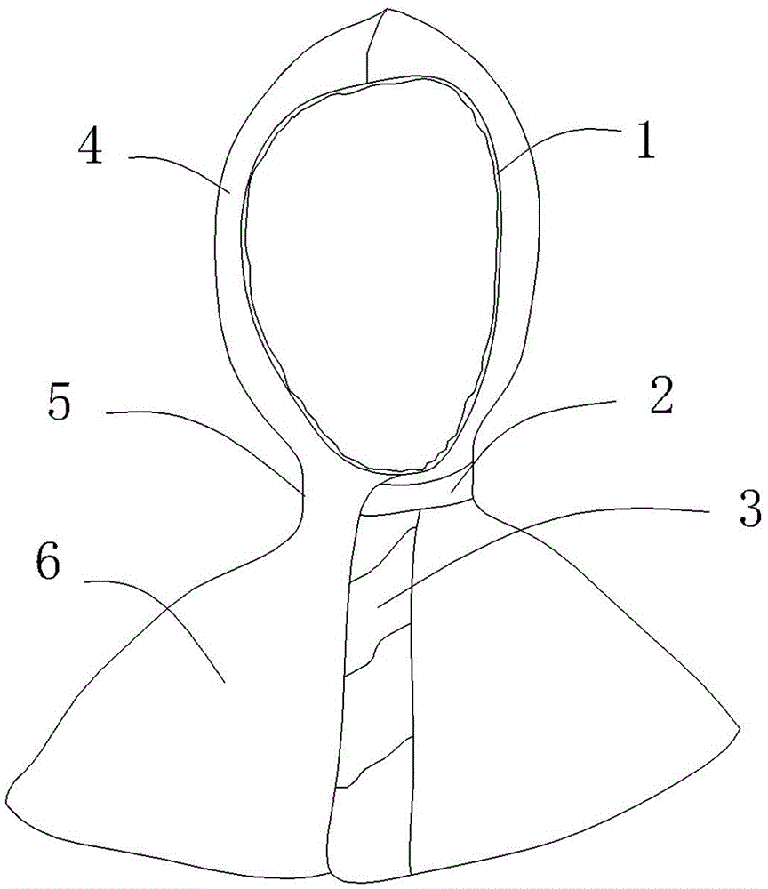 一种新型医用斗篷式防护罩的制作方法
