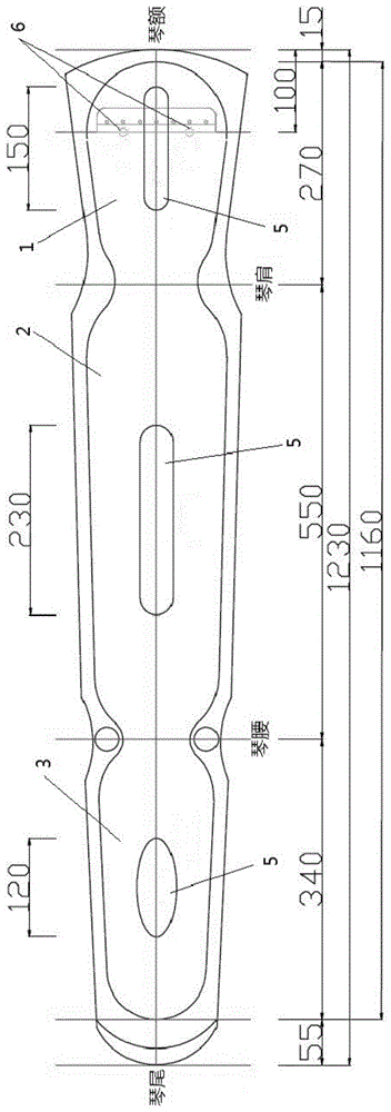 一种改良的古琴槽腹的制作方法