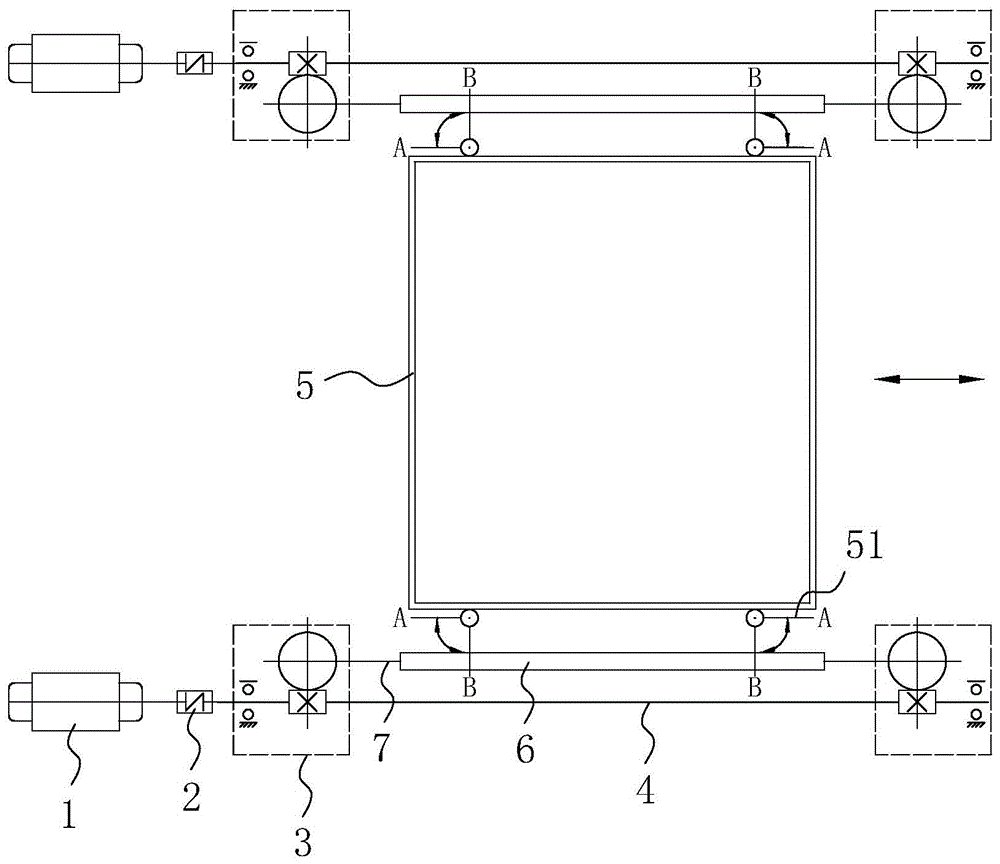 电动胶槽升降装置的制作方法