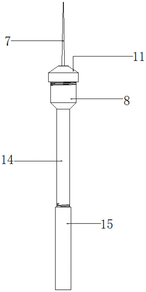 一种野外作业用携带方便的避雷针的制作方法