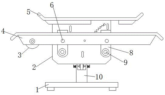 一种组合式电梯用异步门刀结构的制作方法