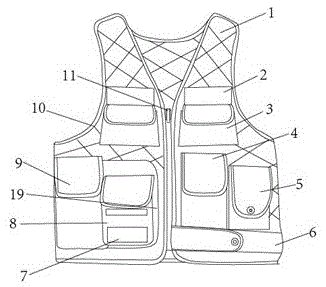 一种多功能战术背心的制作方法