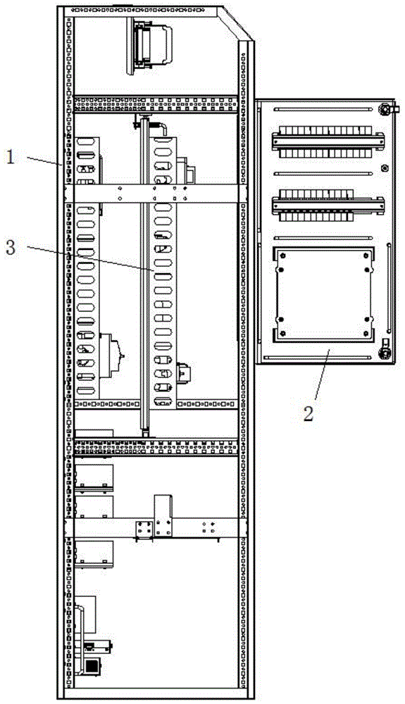 一种具有可滑动翻转式安装板的电气柜的制作方法