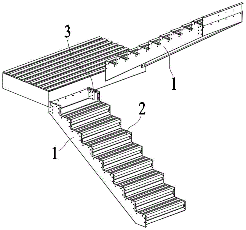 用于装配式建筑的踏步结构的制作方法