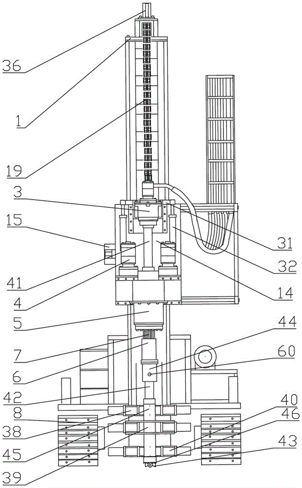 液压式直井套管钻机的制作方法