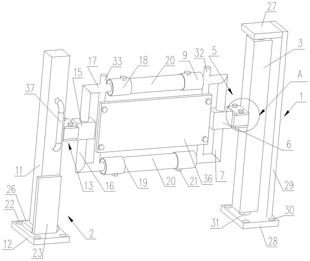 一种十字门禁机的制作方法