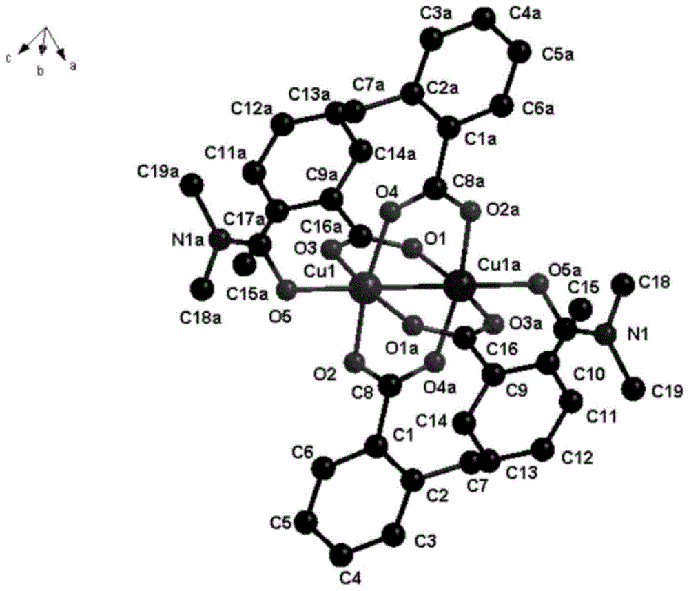 一种新型铜双核结构金属配合物、其制备方法及用途与流程