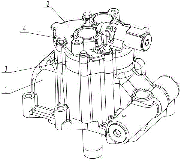 一种将泵体和泵盖适用到不同流量规格机油泵上的方法与流程