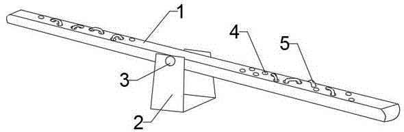 一种跷跷板的制作方法