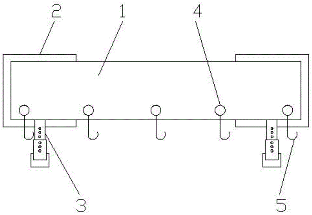 一种便于安装拆卸的毛巾架的制作方法