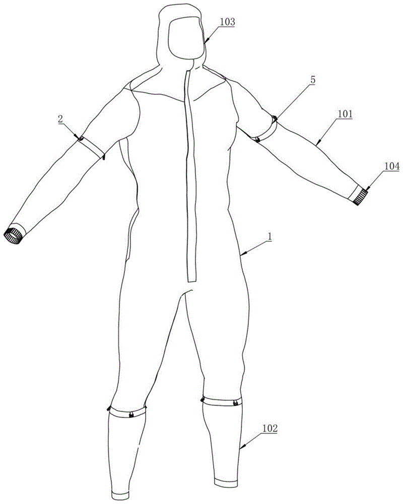 一种便于穿脱的抗静电防护服的制作方法