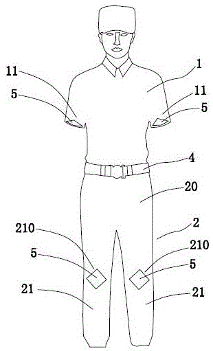 一种巡逻服装的制作方法