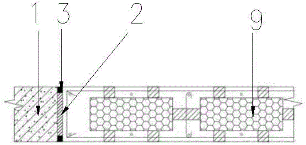 全现浇混凝土夹心填充外墙与主体结构柔性连接结构的制作方法