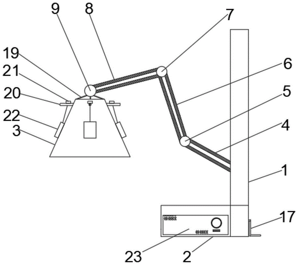 一种家具生活室内照明用床头灯的制作方法