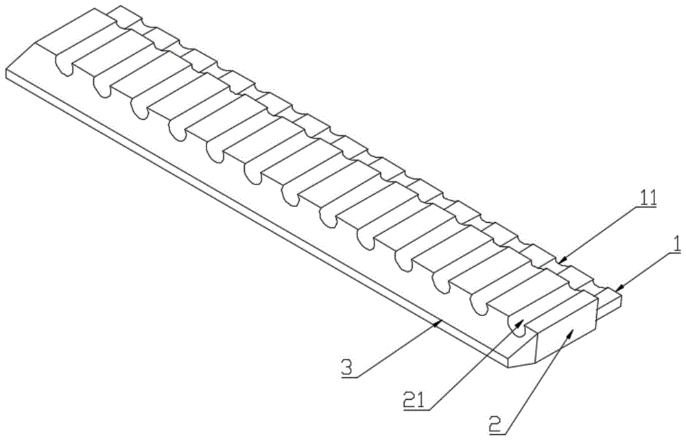 一种DB插头防短路排线隔胶槽的制作方法