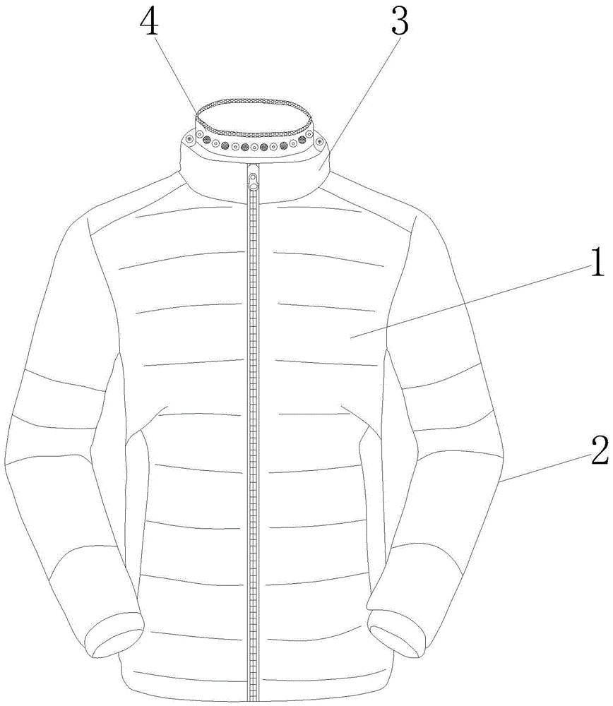 一种舒适型棉服的制作方法