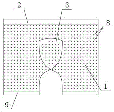 透气排湿性较好的男性运动内裤的制作方法