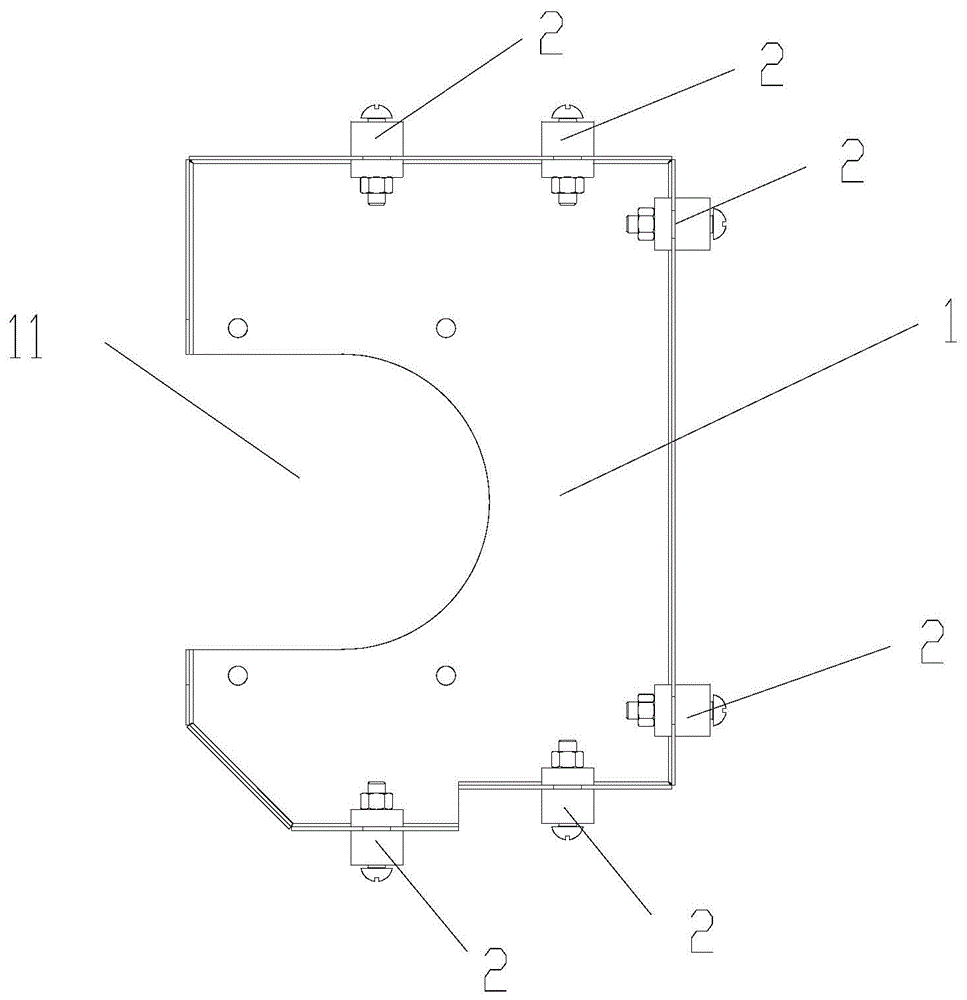 一种缓震支架和一种风幕机的制作方法