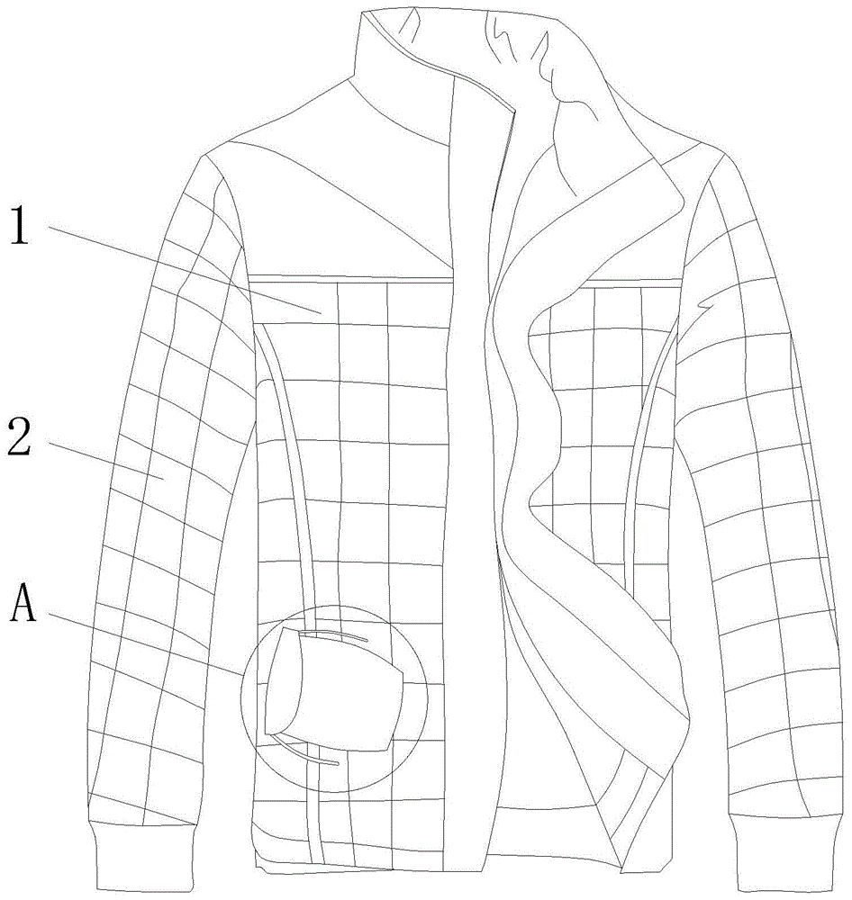 一种防偷盗防寒服的制作方法