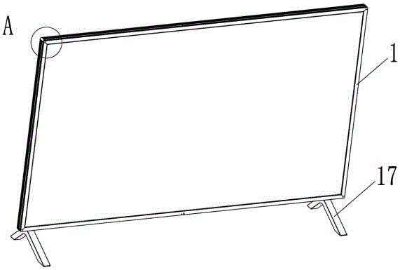 一种大尺寸电视或显示器的框架结构的制作方法