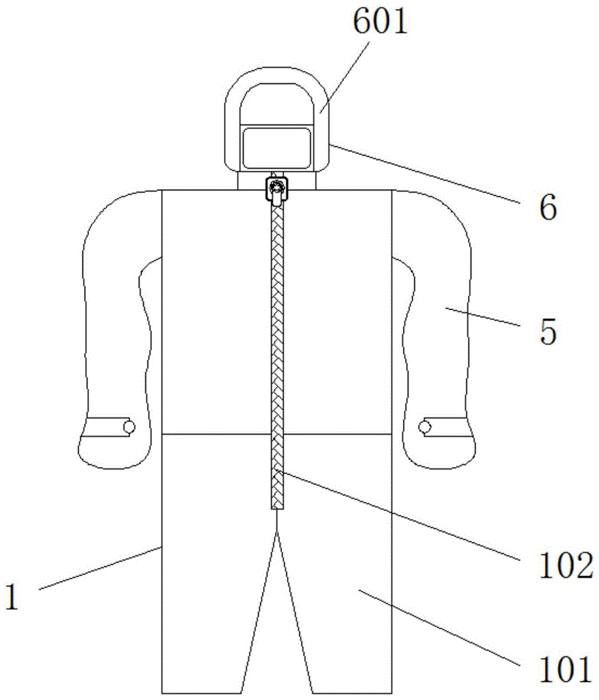 一种具有弹性防护结构的防辐射工作服的制作方法