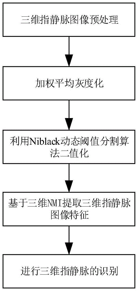 一种基于三维NMI的指静脉识别方法与流程