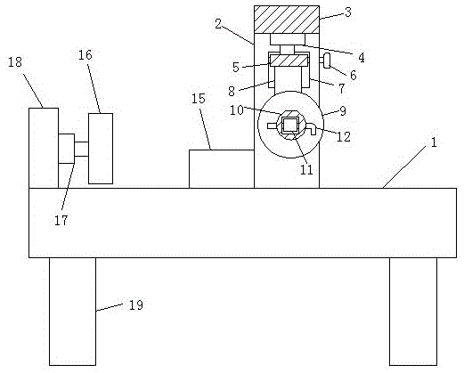 一种木质家具加工用压胶装置的制作方法