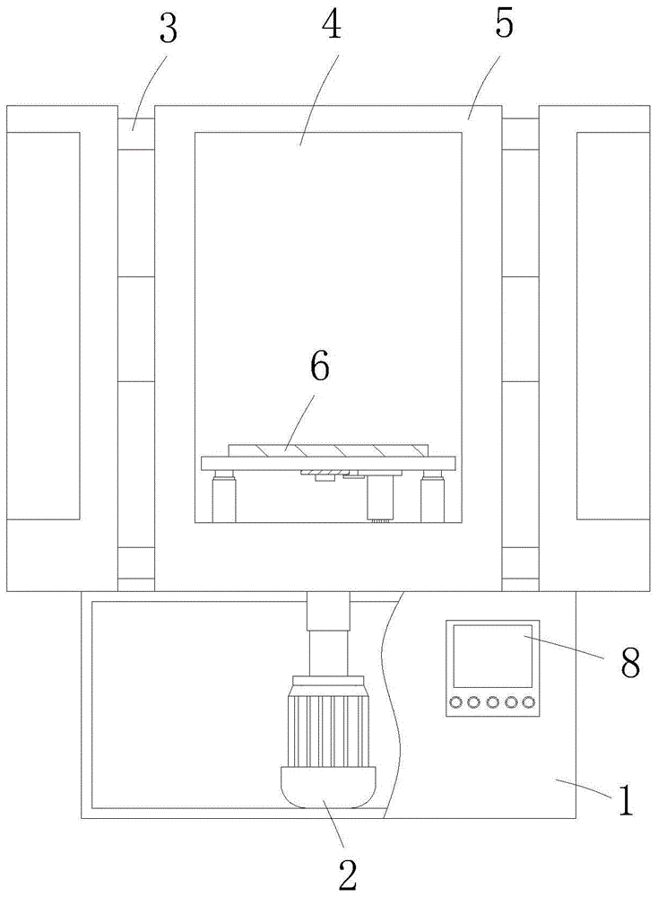 一种室内设计用多面艺术展架的制作方法