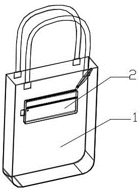 一种隐藏式购物包的制作方法