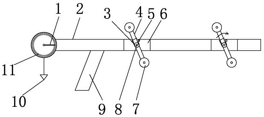 一种井下中深孔角度测量工具的制作方法