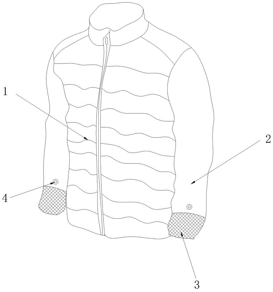 一种新型防寒服的制作方法