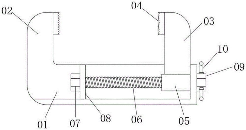 一种建筑模板纵向调节夹具的制作方法