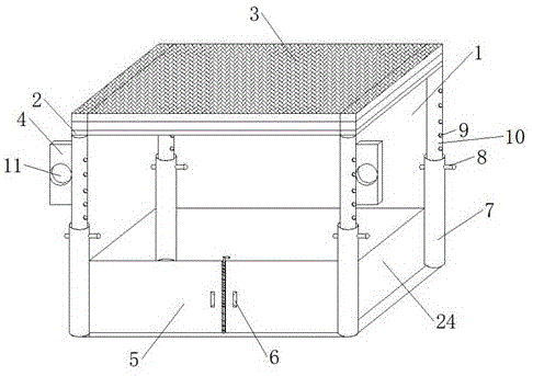 一种适用于水利施工现场用安全防护防落装置的制作方法