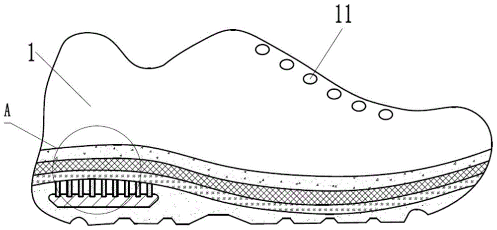 一种透气性好的运动鞋的制作方法
