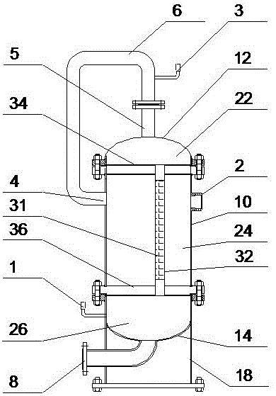 甲醇汽化混合器的制作方法