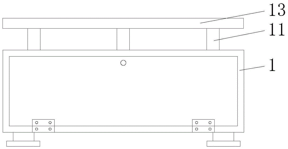 一种针织大圆机用电机基座减震装置的制作方法