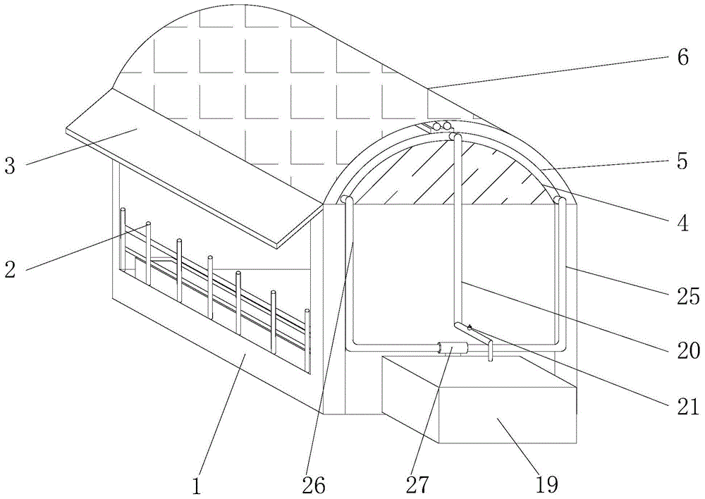 一种牛养殖用遮阳大棚的制作方法