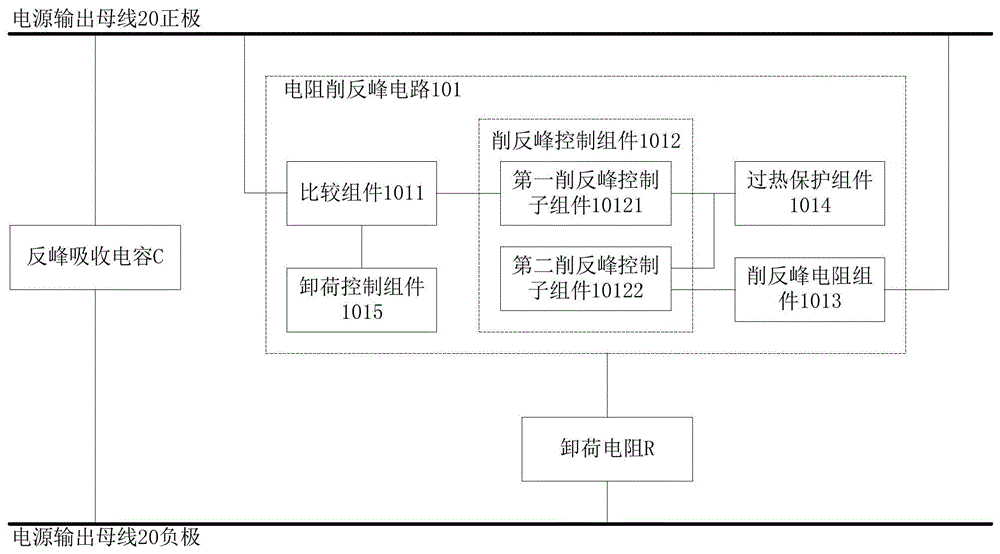 反峰电压消除电路和电机驱动系统的制作方法