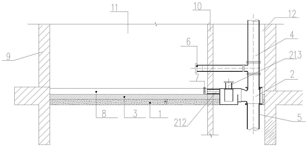 一种叠合楼板预制结构及装配式建筑排水结构的制作方法