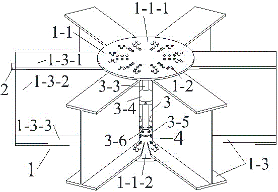 一种内外联喷补强型防火板式节点结构的制作方法